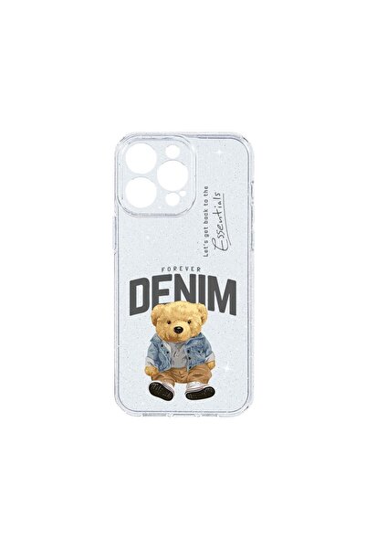 bestcase Husa Crystal Glitter 2MM, Compatibila Cu Apple iPhone 14 Pro, Denim ...