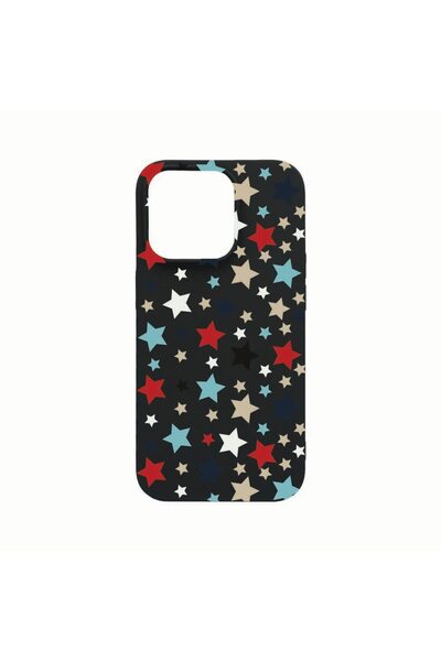 bestcase Husa Silicon, Compatibila Cu Apple iPhone 14 Pro Max, Stars, reziste...