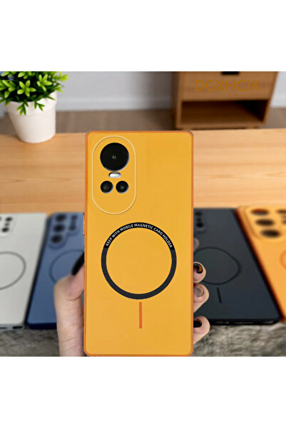 Choice10 غطاء هاتف OPPO Reno10 Pro XCK برتقالي اللون لـ Reno 10 و Reno 10 Pro...