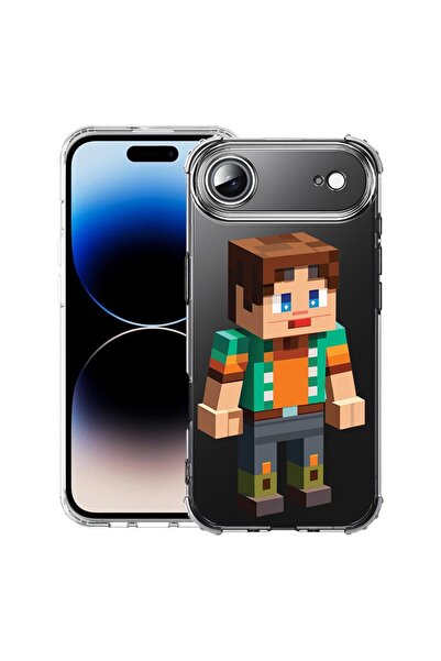bestcase Husă pentru Apple iPhone 17 Air cu design Minecraft Character, Antiș...