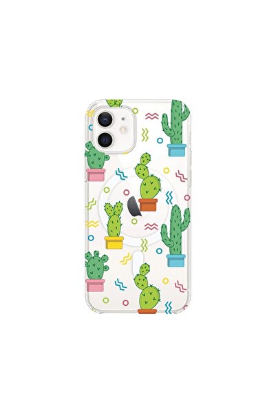 bestcase Θήκη MagSafe Αντικραδασμική, Συμβατή με Apple iPhone 12 Mini, Κάκτος...