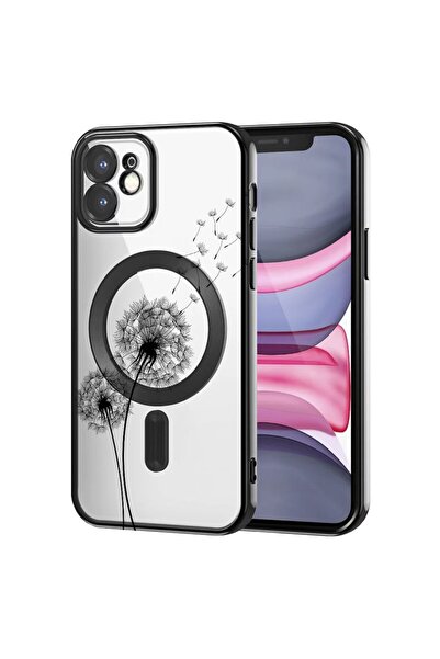 bestcase Πολυτελής Θήκη MagSafe, Συμβατή με Apple iPhone 12, Μαύρο και Λευκό ...