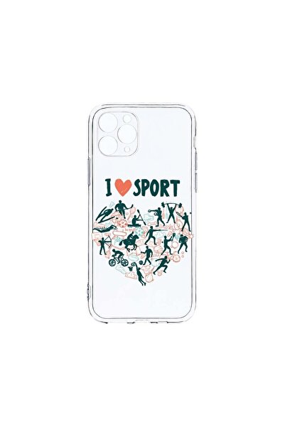 bestcase Διαφανής Θήκη Σιλικόνης 2MM, Συμβατή με Apple iPhone 11 Pro, Λατρεύω...