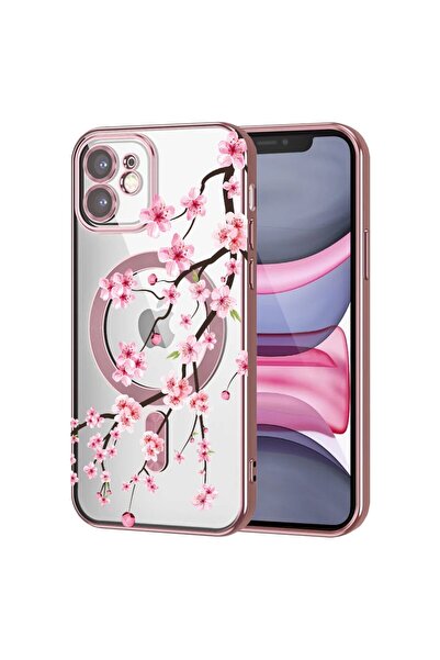 bestcase Πολυτελής Θήκη MagSafe, Συμβατή με Apple iPhone 12, Ιαπωνικό Κερασιά...