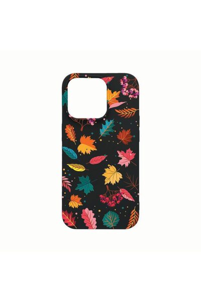 bestcase Husa Silicon, Compatibila Cu Apple iPhone 14 Pro, Feathers Color, re...