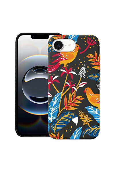 bestcase Husă pentru Apple iPhone 16e, Silicon Premium Subțire 1.2MM, Păsări ...