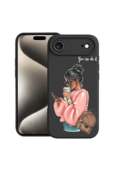 bestcase Husă pentru Apple iPhone 17 Air cu Design Shopping Girl, Silicon Pre...