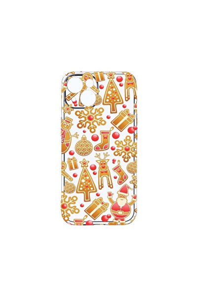 bestcase Husa Clear Silicon 2MM, Compatibila Cu Apple iPhone 14, Xmas, Antiso...