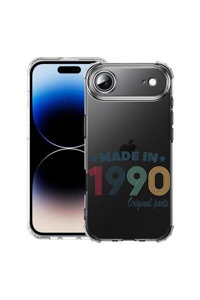 bestcase Husă pentru Apple iPhone 17 Air cu Design Original Parts 1990, Antiș...