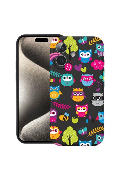 bestcase Husă pentru Apple iPhone 17 cu design Bufniță, Silicon Premium, Inte...