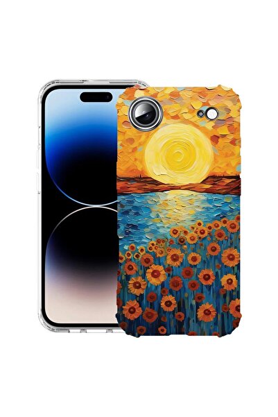 bestcase Husă pentru Apple iPhone 17 Air cu Design Sunflower Painting, Antișo...