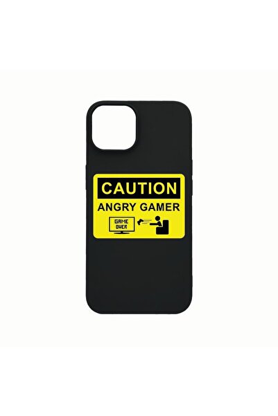 bestcase Husa Silicon, Compatibila Cu Apple iPhone 14, Angry Gamer, rezistent...