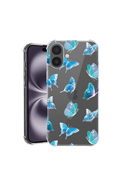 bestcase Husă pentru Apple iPhone 17 cu Design Butterfly Pattern, Antișoc, Co...