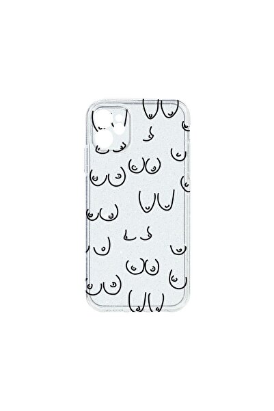bestcase Husa Crystal Glitter 2MM, Compatibila Cu Apple iPhone 11, Boobs Patt...
