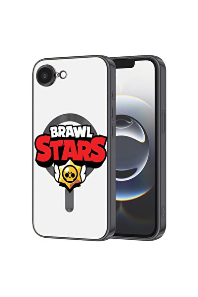 bestcase Husa Luxury MagSafe, Compatibila Apple iPhone 16e, Brawl Stars logo,...