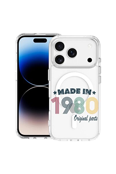 bestcase Husă pentru Apple iPhone 17 Pro Max cu Design Original Parts 1980, M...