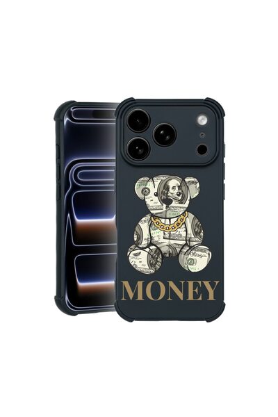 bestcase Husa TPU Pro Shock Compatibila cu Apple iPhone 17 Pro, cu Design Ted...