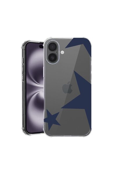 bestcase Θήκη για Apple iPhone 16 Plus, Αντικραδασμική 1.5MM, Ρετρό Αστέρι, Α...