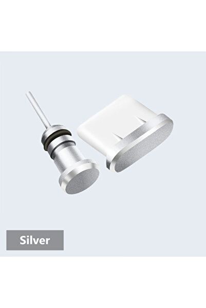 Choice10 Sliver Metal Type C Dustproof Cover Type-C Dust Plug 3.5mm Earphones...
