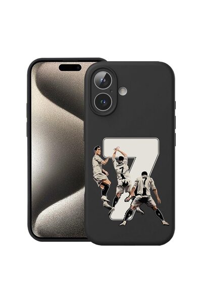 bestcase Husă pentru Apple iPhone 17 cu design Ronaldo, Silicon premium, Inte...