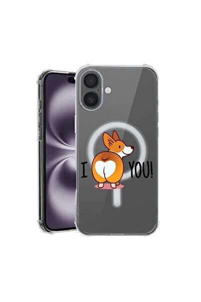 bestcase Θήκη για Apple iPhone 16, MagSafe Αντικραδασμική, Χαριτωμένο Emoji σ...