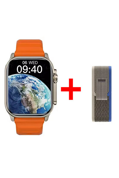 Choice33 Orange and Strap New Watch 10 Ultra Smart Watch 49mm 2024 New NFC Me...