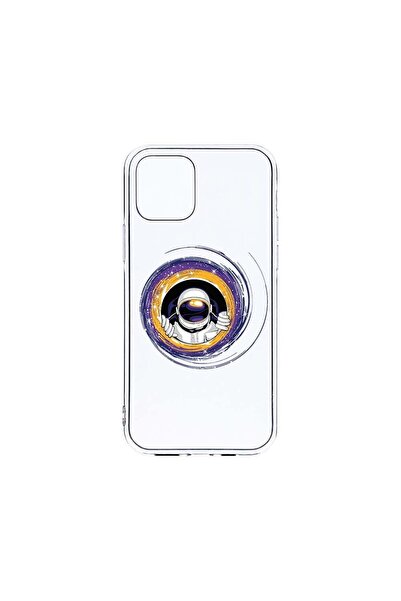 bestcase Husa Clear Silicon 2MM, Compatibila Cu Apple iPhone 12 Pro, Astronau...