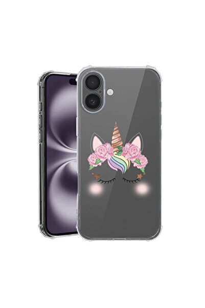 bestcase Husa pentru Apple iPhone 16 Plus, Anti Shock 1.5MM, Unicorn, Reziste...
