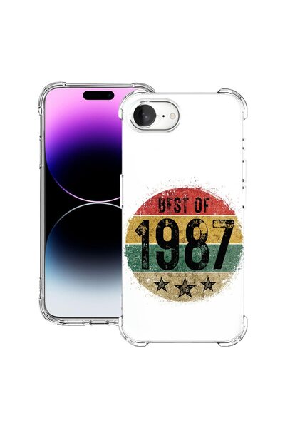 bestcase Husa pentru Apple iPhone 16e, Anti Shock 1.5MM, Best Of 1987, Protec...