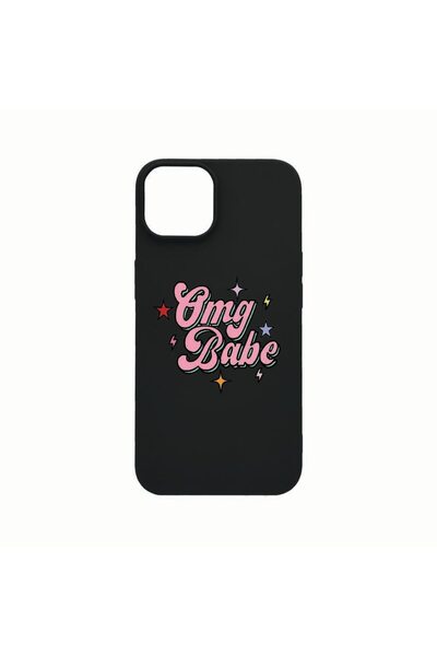 bestcase Husa Silicon, Compatibila Cu Apple iPhone 14, OMG Babe, rezistenta l...