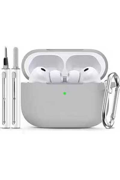 Choice6 airpods pro3 light gray For Airpods Pro 3 Generation Cover (2025) Sli...