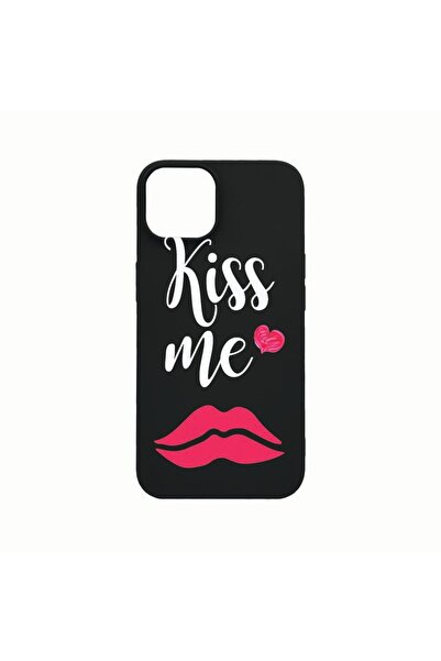 bestcase Θήκη σιλικόνης, Συμβατή με Apple iPhone 14, Kiss Me, Ανθεκτική στη φ...