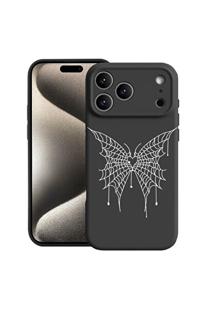 bestcase Husă pentru Apple iPhone 17 Pro Max cu Design Fluture, Silicon Premi...