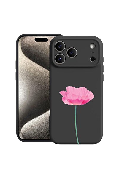 bestcase Husă pentru Apple iPhone 17 Pro cu Design Rose - Roz Pastel, Silicon...