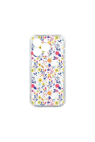 bestcase Husa Anti Shock 1.5MM, Compatibila Cu Apple iPhone 14 Pro, Flower Pa...