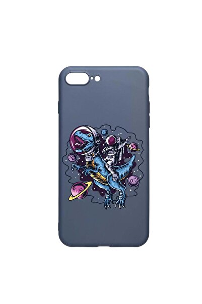 bestcase Husa Silicon Compatibila Cu Apple iPhone 8 Plus / 7 Plus, Astronaut ...