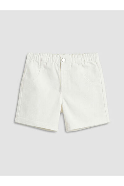 LC Waikiki Sparkling Choices Baby Girl Gabardine Shorts from Shining Store