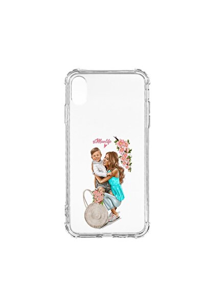 bestcase Αντικραδασμική Θήκη, Συμβατή με Apple iPhone XS Max, Mom Life, Σιλικ...