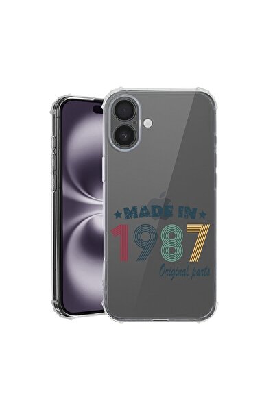 bestcase Husă pentru Apple iPhone 17 cu Design Original Parts 1987, Antișoc, ...