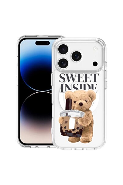 bestcase Θήκη για Apple iPhone 17 Pro με Σχέδιο Teddy Bear Sweet Inside, Αντι...