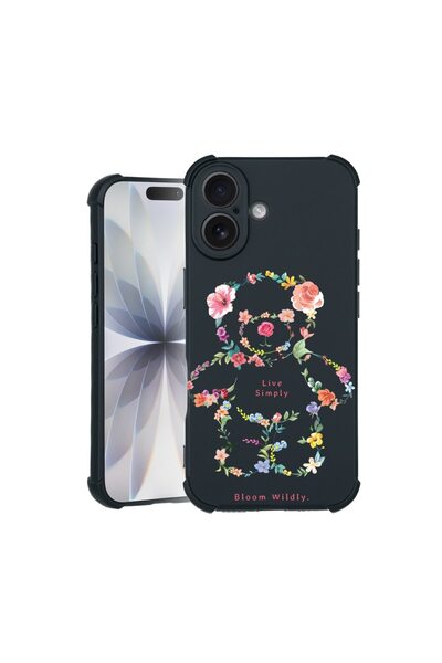 bestcase Θήκη TPU Pro Shock Συμβατή με Apple iPhone 16, με σχέδιο Αρκουδάκι L...