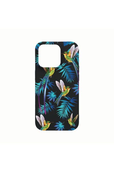 bestcase Husa Silicon, Compatibila Cu Apple iPhone 14 Pro, Wild Tropical, rez...