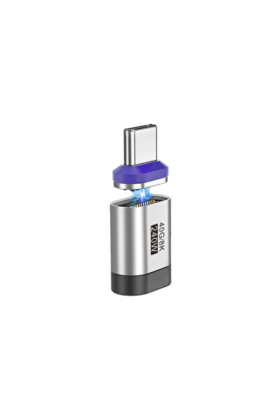 choice2 محول نوع-C 1 قطعة 240 واط USB-C إلى USB-C مغناطيسي USB4.0 24Pin Thund...