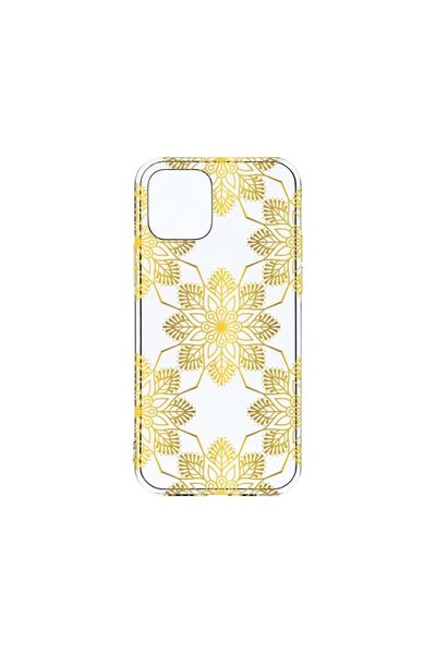 bestcase Husa Clear Silicon 2MM, Compatibila Cu Apple iPhone 12 Pro, Gold, An...
