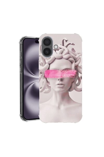 bestcase Θήκη για Apple iPhone 16, Αντικραδασμική 1.5MM, Μέδουσα, Αντοχή σε κ...