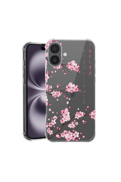 bestcase Θήκη για Apple iPhone 17 με Σχέδιο Άνθους Κερασιάς, Αντικραδασμική, ...
