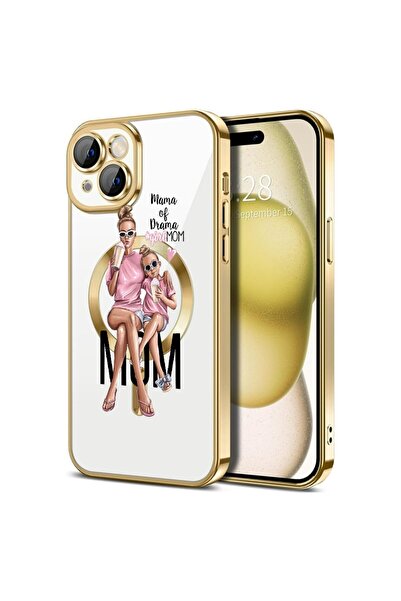 bestcase Πολυτελής Θήκη MagSafe, Συμβατή με Apple iPhone 15 Plus, Μαμά του Δρ...