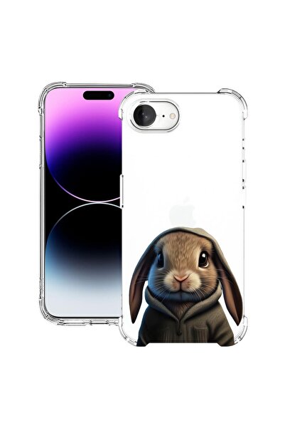 bestcase Θήκη για Apple iPhone 16e, Αντικραδασμική 1.5MM, Γλυκό Κουνέλι, Προσ...