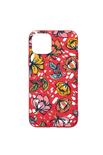 bestcase Husa Silicon Compatibila Cu Apple iPhone 12 Mini, Flowers - Pastel C...