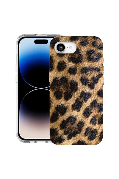 bestcase Θήκη για Apple iPhone 16e με σχέδιο λεοπάρ, MagSafe Αντικραδασμική T...